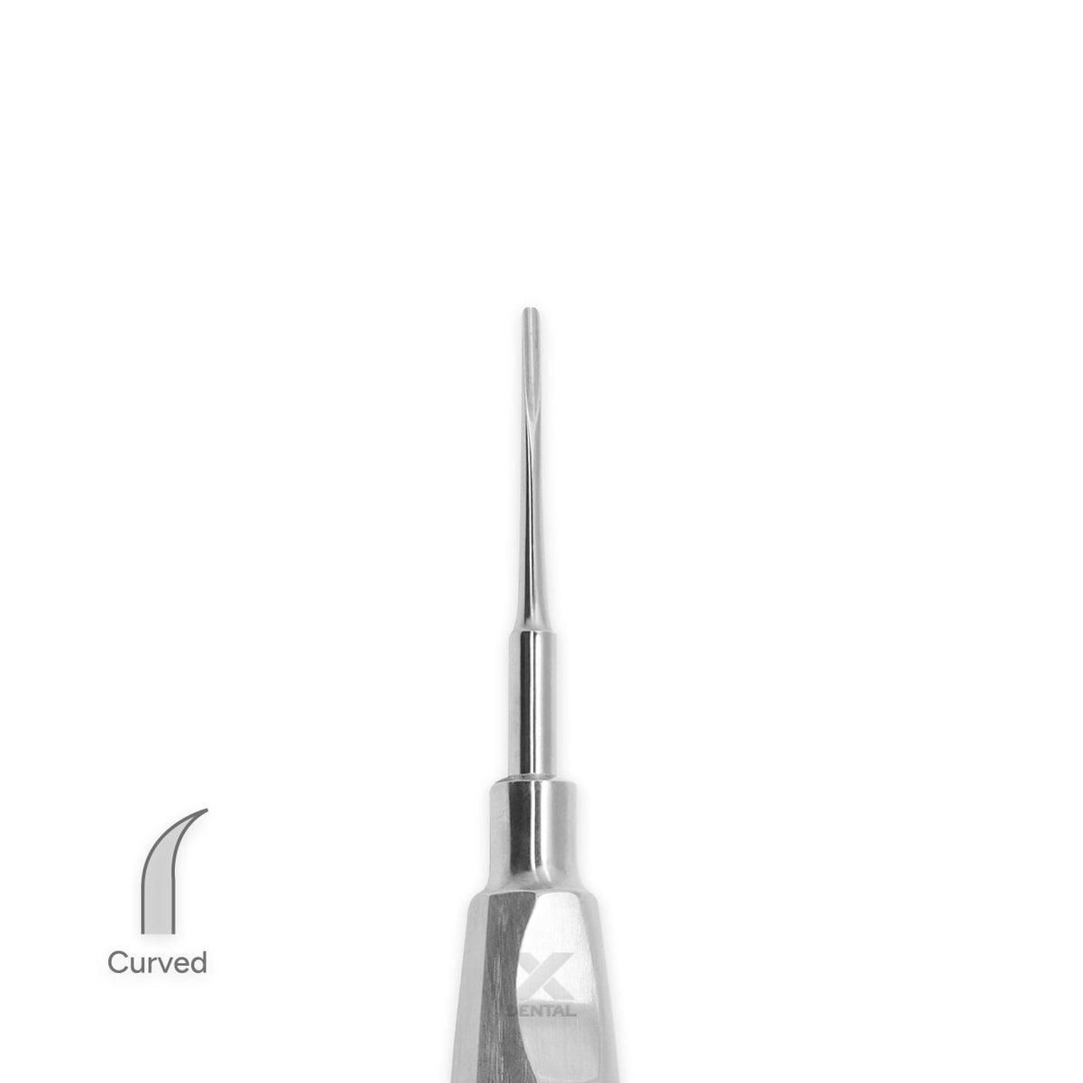 Surgident Root Elevator E301A : Curved 2.7mm