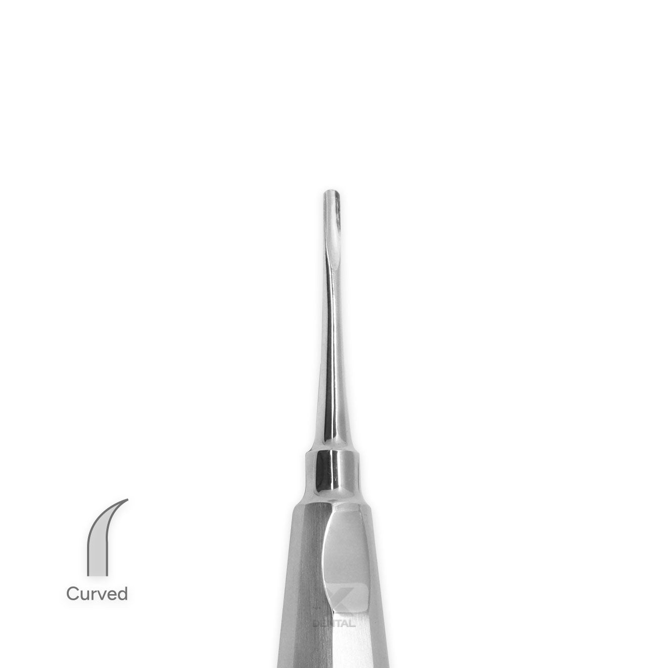 Surgident Root Elevator E52 : Curved 3.5mm