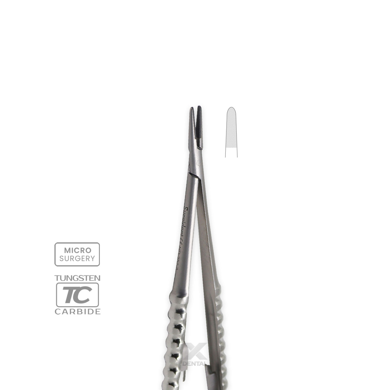 BGM Dental Castroviejo Needle Holder T/C 18cm Straight