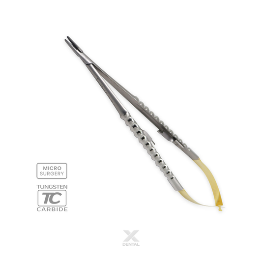Castroviejo Needle Holder NH5024R : T/C 18cm Straight