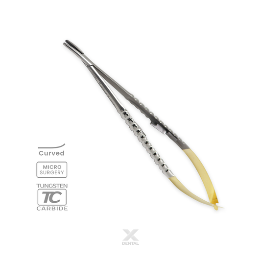 BGM Dental Castroviejo Needle Holder T/C 18cm Curved