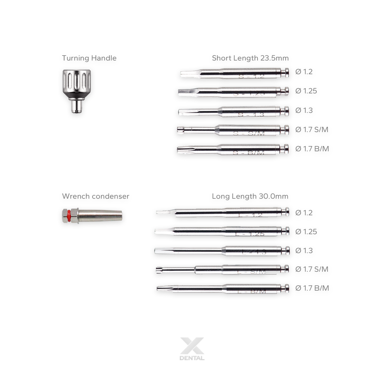 BGM Dental Implant Prosthetic Driver Kit