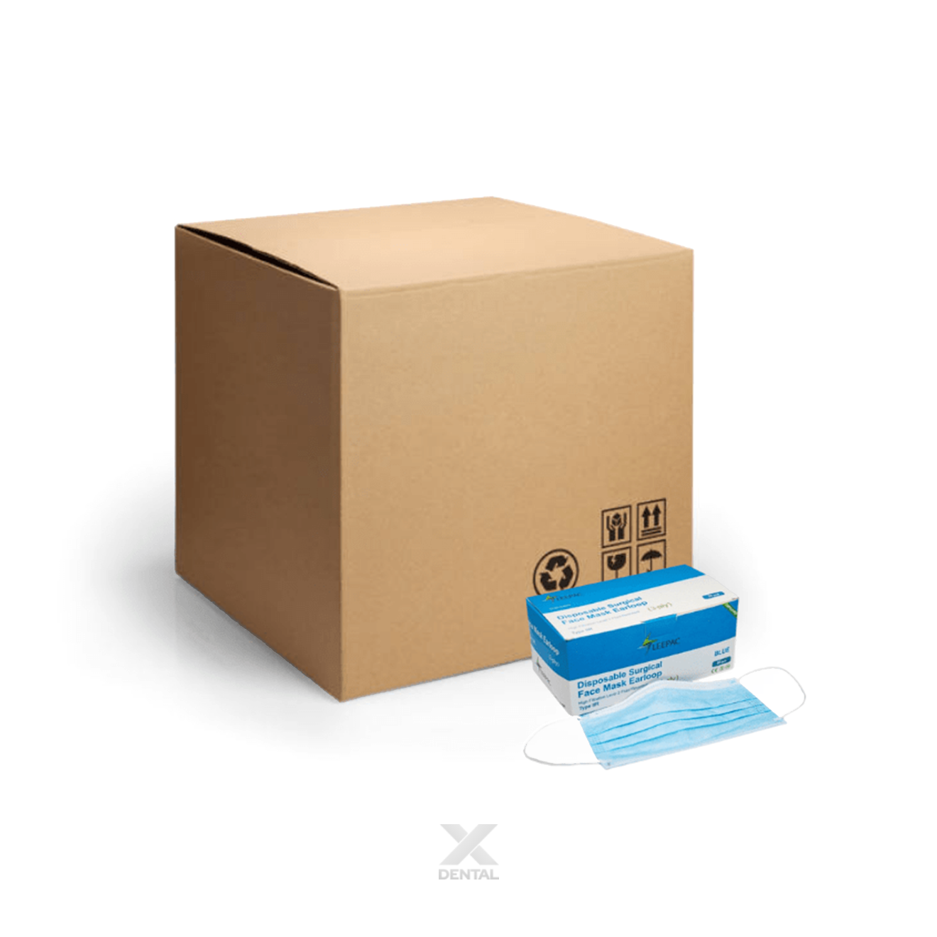 Surgical Masks Level 2 Earloop Blue Carton 2,000pcs/carton