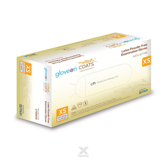 Gloveon COATS® Colloidal Oatmeal Coated Latex Exam Gloves 50pairs/box