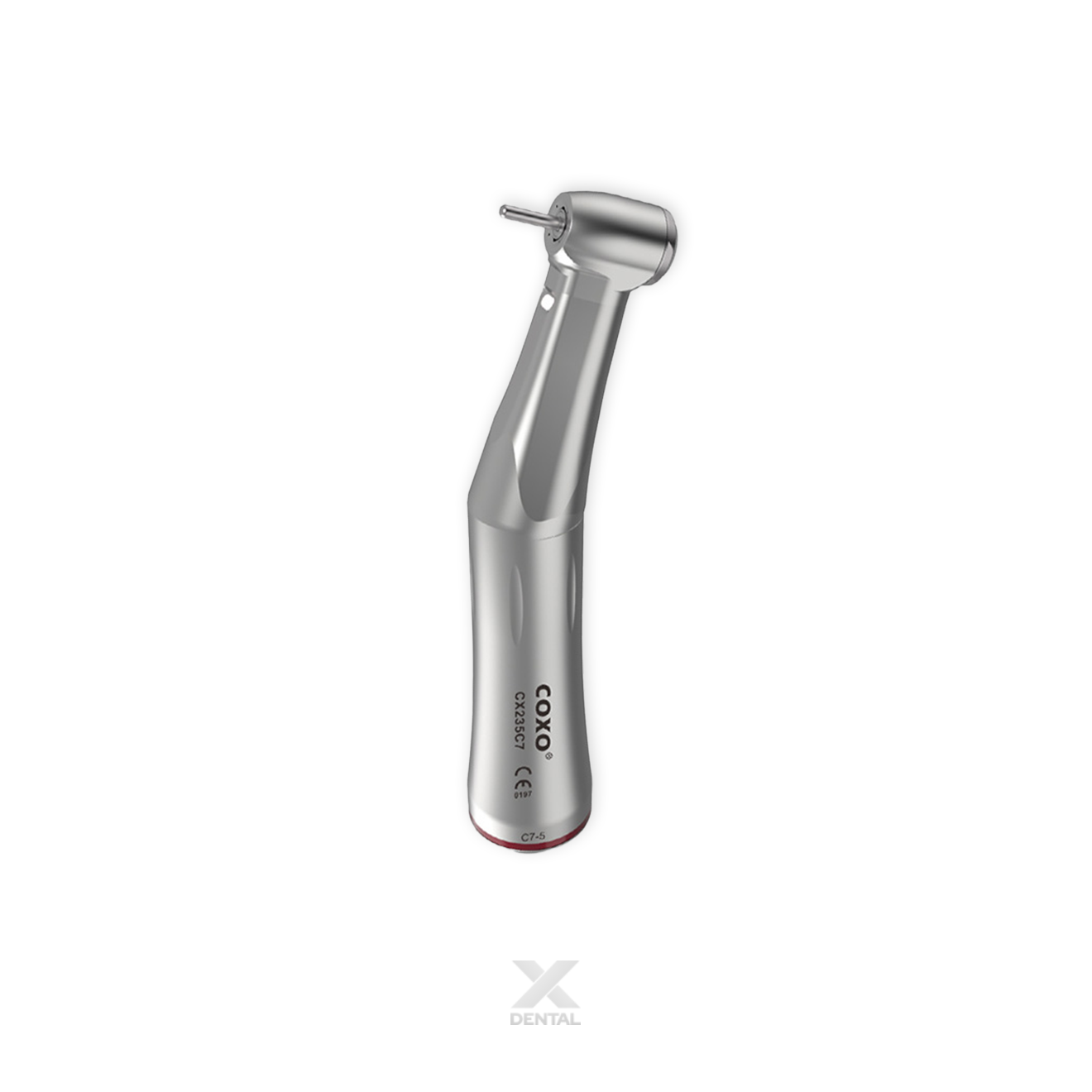 COXO LED Contra Angle 1:5 Speed Increasing Red Band Handpiece - Internal & External Spray