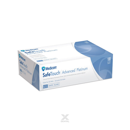 Medicom SafeTouch White Nitrile Gloves 50pairs/box