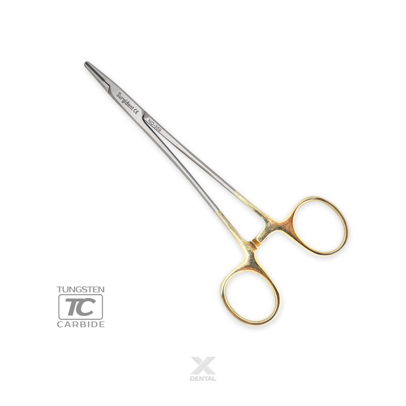 Needle Holder NH5042 : T/C 16cm, Straight - SURGIDENT®