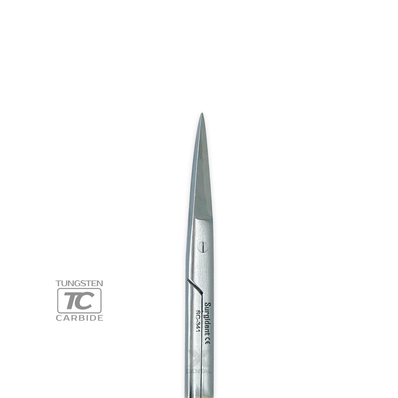Iris Scissors S5082 : T/C 11cm Straight - SURGIDENT®