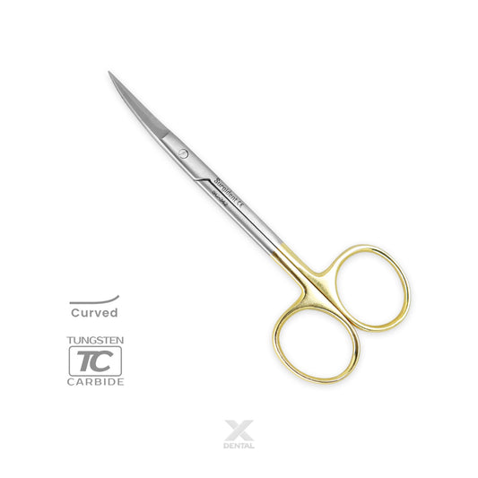 Iris Scissors S5083 : T/C 11cm Curved - SURGIDENT®