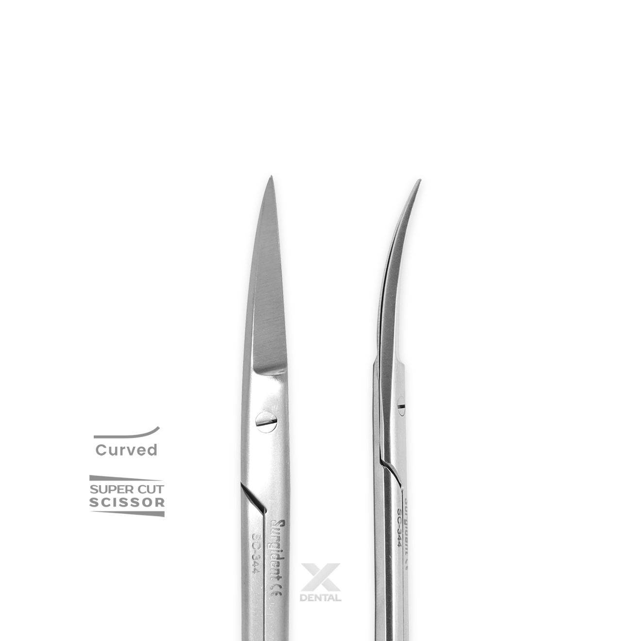 Iris Scissors S18 : 11cm Curved, Super Cut - SURGIDENT®