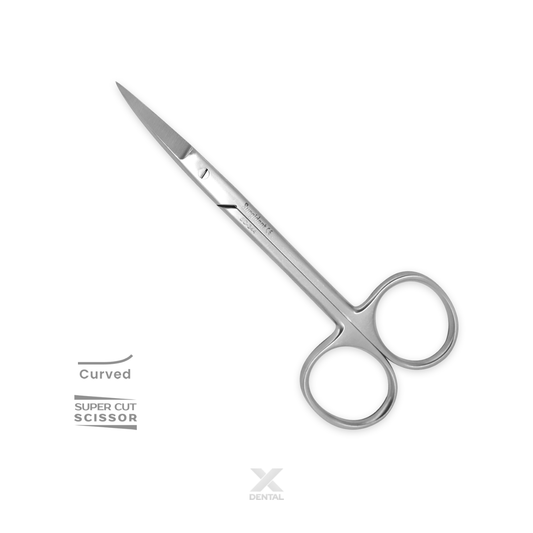 Iris Scissors S18 : 11cm Curved, Super Cut - SURGIDENT®