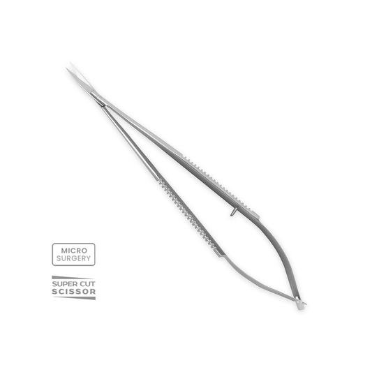 Castroviejo Scissors S31 : 18cm Curved, Super Cut, Micro Surgery