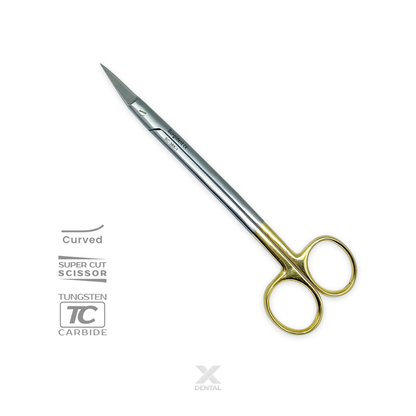 Dean Scissors S9-2 : T/C 17cm Curved, Super Cut - SURGIDENT®