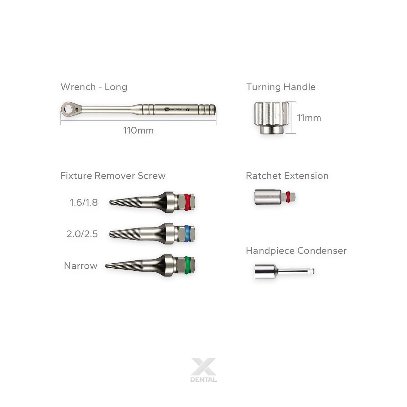 BGM Dental Universal Fixture Removal Kit 