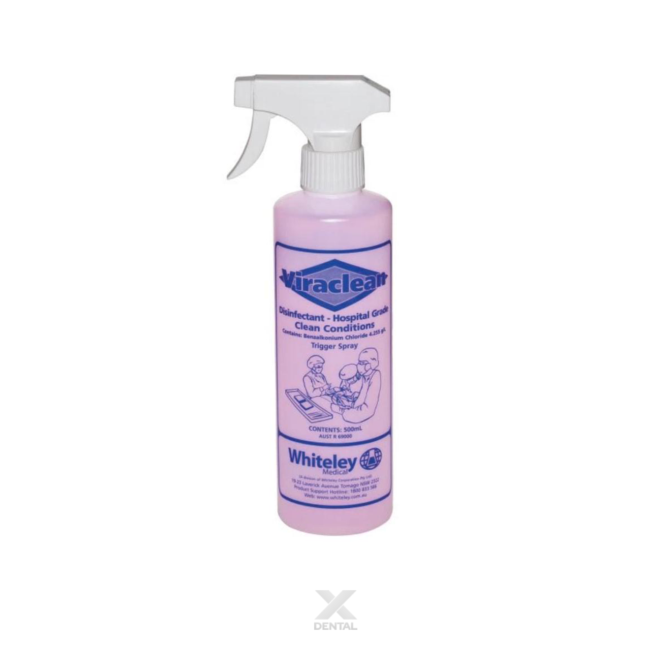 Viraclean Hospital Grade Disinfectant 500ml